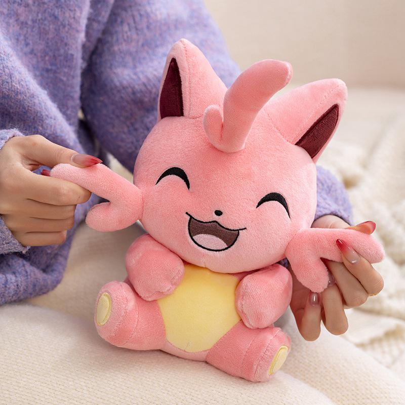 Mengshi Qi Mischief Cat Plush Toy - Anime Sad Elf Cat Doll for Kids and Girls