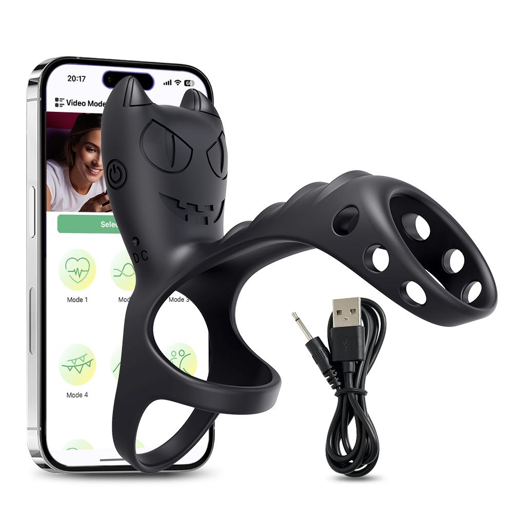 Vibrierender Penisring für Männer Verzögerung der Ejakulation Penisring Klitorisstimulator Penetrationsvibrator Erwachsenen Sexspielzeug