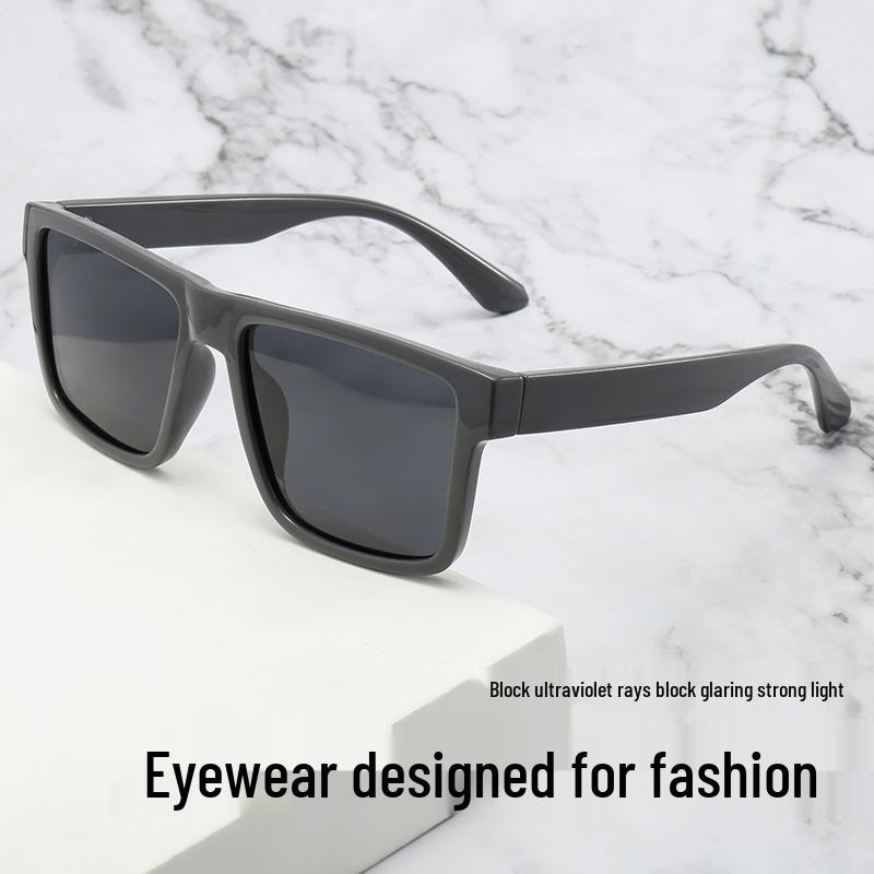 Men's Large Frame Polarized Sports Sunglasses - Ideal for Driving & Fishing (Model 9061)