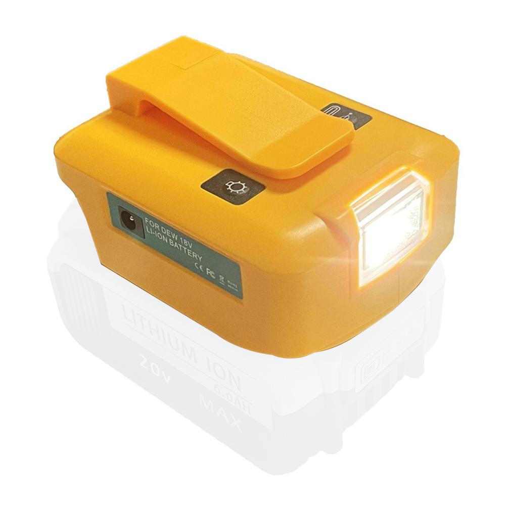 For DEWALT Tools Power Bank Power Adapter Outdoor Lighting Show As The Picture Compatibility Assurance Energy Efficiency