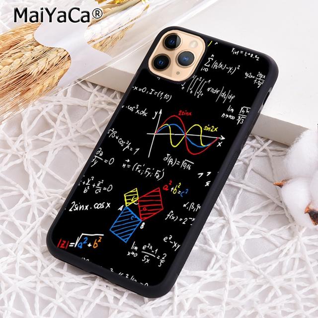 Math For iPhone 17 Air 16 15 14mulas of Rubber Equations Phone Case For iPhone 17 Air 16 Pro Max 15 14 Plus 12 13