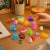 Interactive Holiday Countdown Calendar Squeeze Toys Advent Calendar, Soft Bun Sensory Fidget Toys, Christmas Stocking for Play Stuffer, Stress Relief