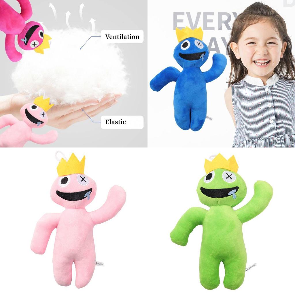 Niedliche Roblox Rainbow Friends Plüschtiere, Cartoon-Stoffpuppen, Weihnachtsgeschenk für Kinder