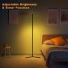 Newest Smart RGB LED Floor Lamp Remote APP Control Music 16 Million Color Changing Standing Mood Light with APP Remote Control