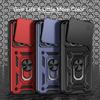 KEYSION Shockproof Case for Redmi Note 15 Pro 4G 15 Pro+ 5G Slide Camera Lens Protection Ring Stand Phone Cover for Redmi Note15