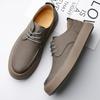 New Men's Casual Shoes Luxury Handmade Suede Leather Sneakers 2026 Tooling Antiskid Men Footwear Platform Outdoor Shoes Loafers