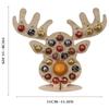 Wooden Xmas Advent Calendar Deer Shaped Wooden Chocolate Frame Advent Calendar for Home Decor