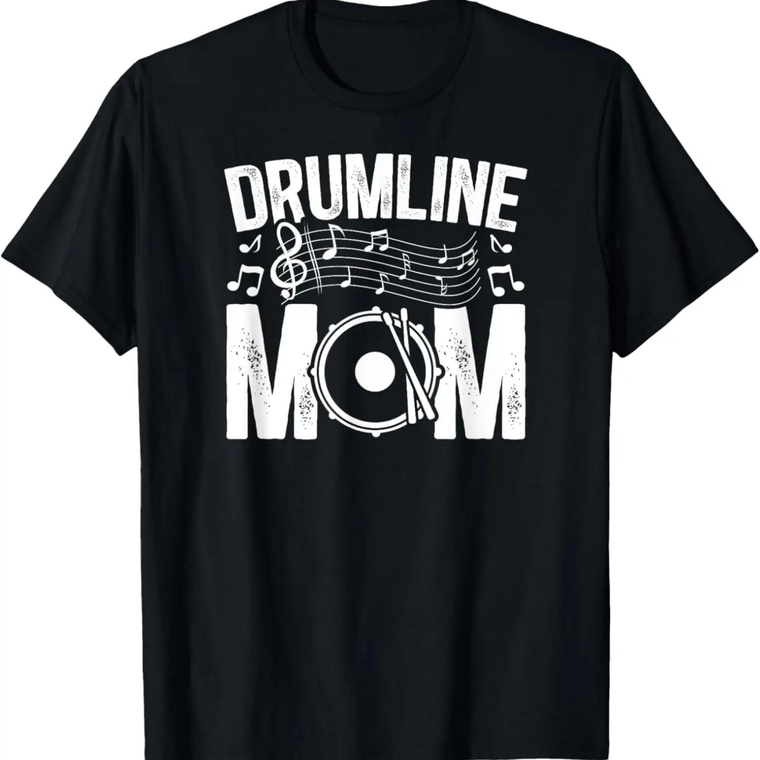 

Drumline Mom Drumline Mother Drumline Mama T-Shirt XXXXXL чёрный