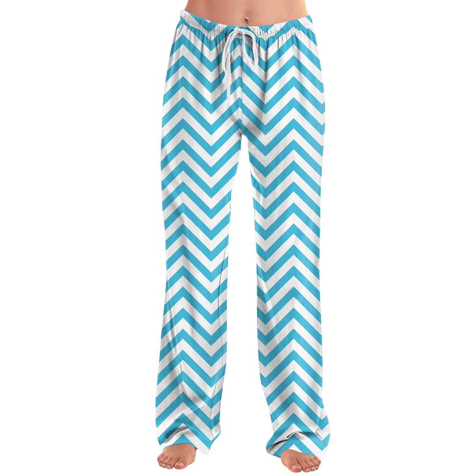 

Жіноча мода вільних повсякденних штанів з принтом на Великдень S білий