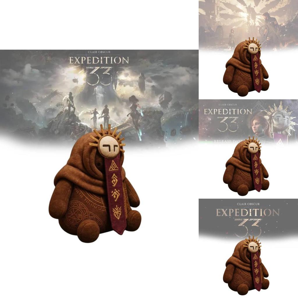 Expedition33 Esquie Plush Toy Animal Figure With Pp Cotton Fill For Collectors