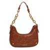Fashion Design Sense Niche Chains Shoulder Bag Women's  New High-End Texture Crossbody Bag Simple Red Leather Commuter Bag