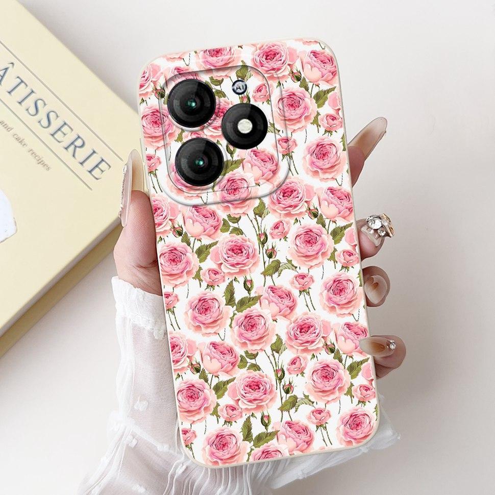 For Itel A70 A665L Case Soft Silicone Fashion Rabbit Phone Cover For Itel A 70 A70 Fundas ItelA70 Casing Shockproof Cover