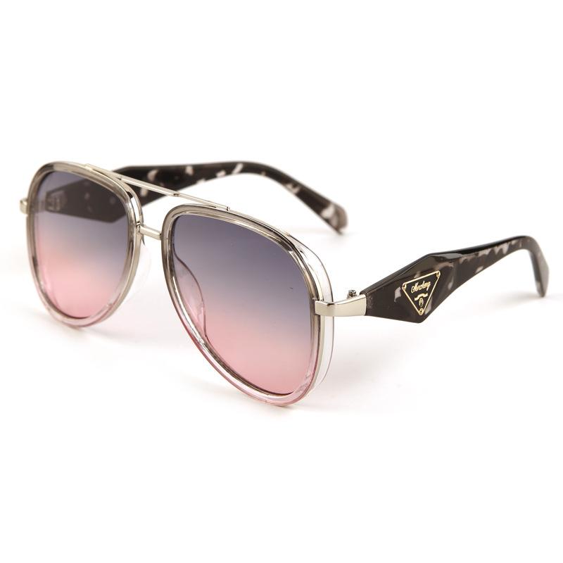 European and American trend metal pilot sunglasses female personality YK street shot glasses men's toad glasses sunglasses fashion trend