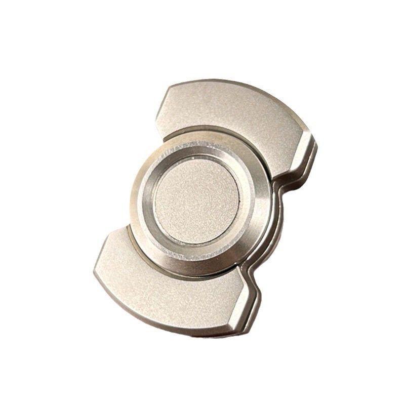 Zinc Alloy 3-in-1 Fidget Spinner Toy - Magnetic Decompression Artifact