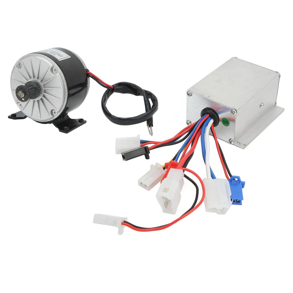 24V 250W Elektromotor-Kit Synchron-Getriebemotor mit Bürstenregler Ladegerät Schloss für Elektroroller Fahrräder