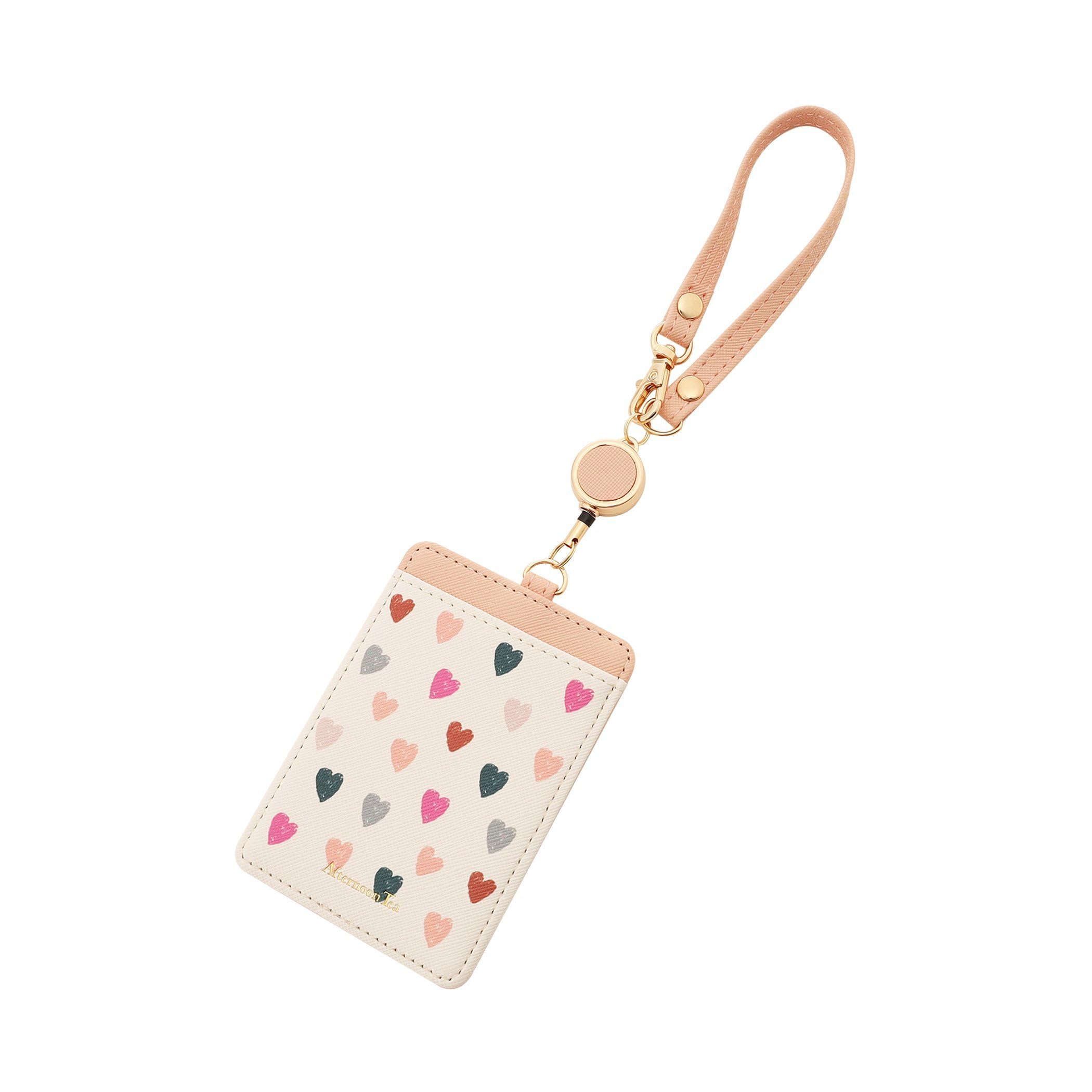 

Afternoon Tea Living JL03 Картхолдер с катушкой-шнурком в виде сердца, цвет слоновой кости