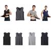 Men Thermal Vest Warm Fashion Basic Top Fitness Exercise Bottoming Baselayer Sleeveless Underwear Elastic Comfortable
