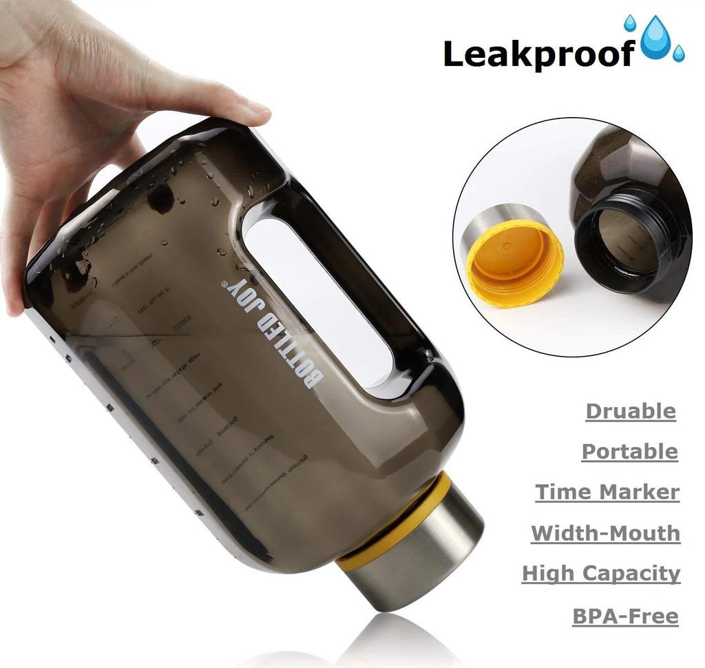 VENNERLI Water and Large Wide Direct Easy To Suitable for and Outdoor Water Bottle Bottle, 2200ml/2500ml (Safe BPA-Free), Capacity, Mouth, Drinking,