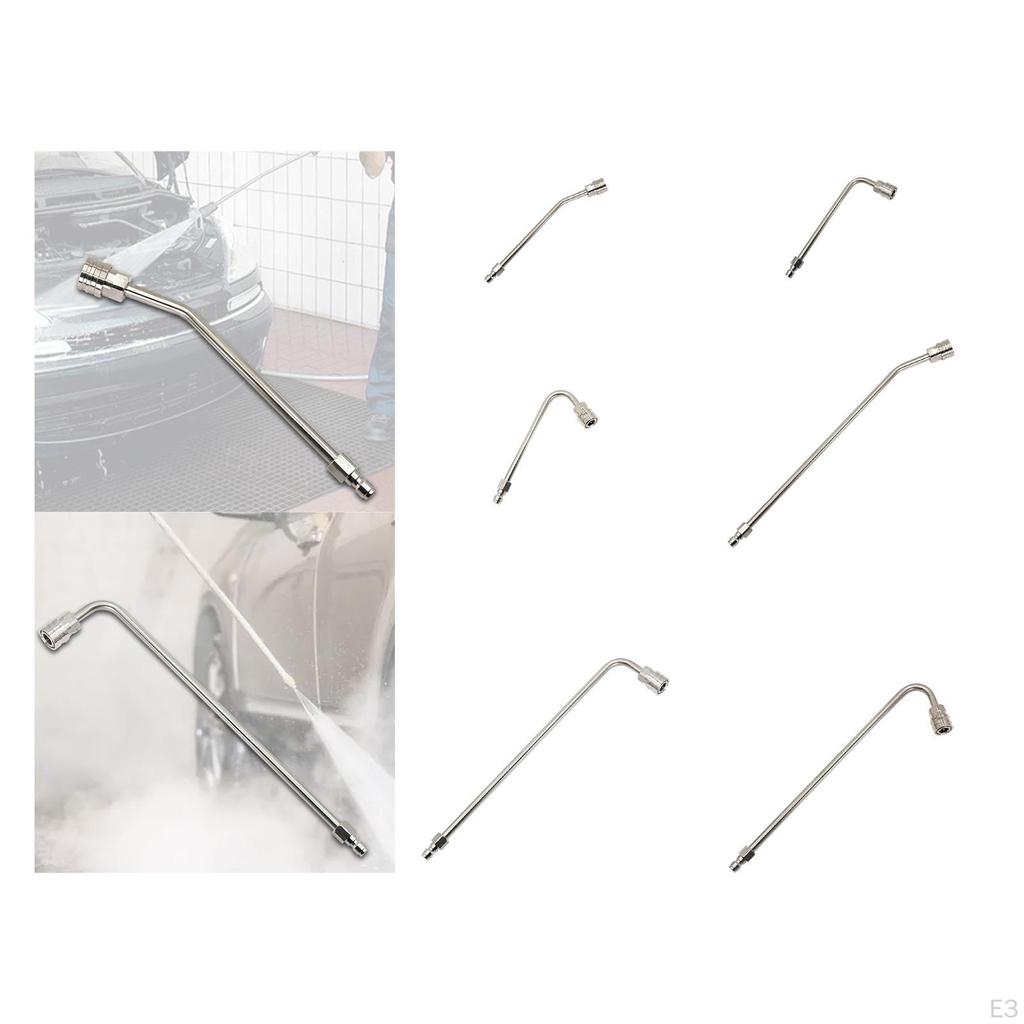 Pressure Washer Gutter Rod Angled Extension Stick Curved Multifunctional Cleaner Attachment for