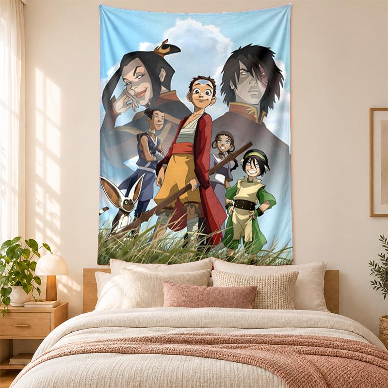 Avatar The Last Airbender Tapestry Highquality for Decorating Living Room Bedroom Dorm Walls Ideal As Bedroom Wallart Orholiday Gift