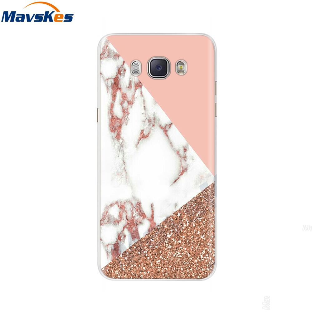 For Samsung J7 2016 Case Print Flower Soft Silicone Back Cover For Samsung J7 2016 TPU Phone Case For Samsung Galaxy J7 2016