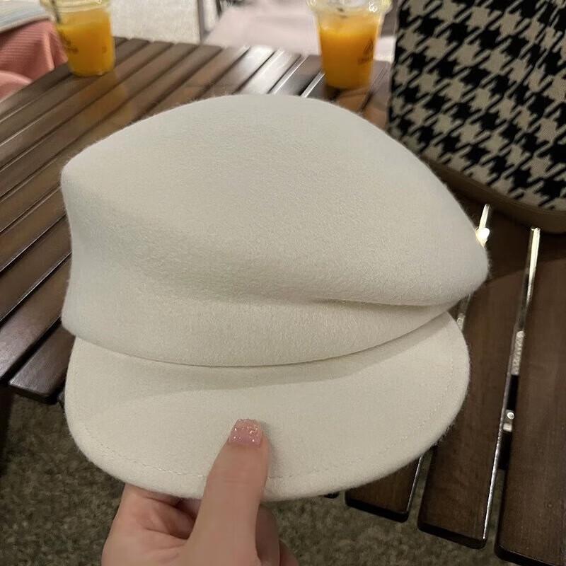 

HX Женский асимметричный берет из австралийской шерсти One Size (54-58cm)