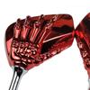 1 Pair Motorcycle Rearview Skeleton Hand Side Adjustable Scooters Rear View Motorbike Accessories
