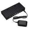 5V 10/100Mbps 8 Ports Gigabit Ethernet Network Switch Internet Hub with Power Adapter for TV Computer Games Black