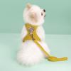 No Pull Dog Harness Leash Set Small Dogs Like Teddy Bichon Breathable Pet Vest Outdoor Walks
