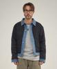 Wmc Denim Layer Quilted Jacket_Navy