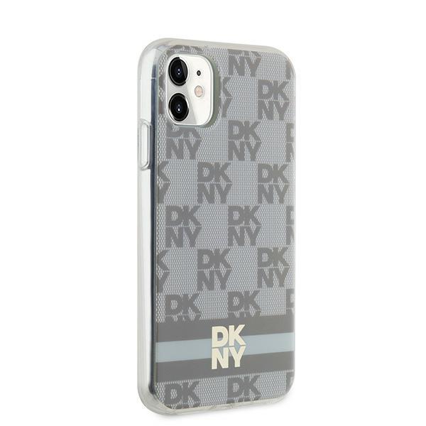 Dkny Dkhmn61Hcptse Iphone 11 / Xr6.1 Beżowy/Beige Hardcase Iml Checkered Mono Pattern & Printed Stripes Magsafe