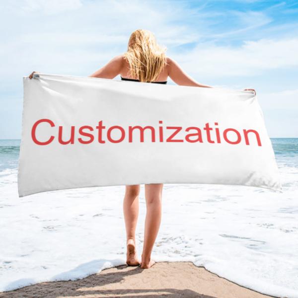 Custom Leopard Print Beach Towel Animal Pattern Quick Dry Microfiber Large Bath Towel For Women Men Summer Beach Pool Party