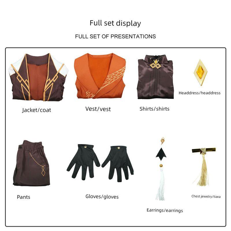 Genshin Impact Cosplay Costume Symphony of Omens Zhongli Cosplay Costume Diona Dardaria Eula Cosplay Costume