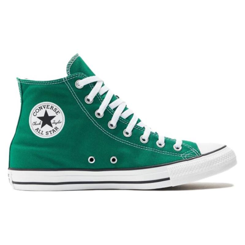 Converse Chuck Taylor All Star Comfortable Versatile High-Top Canvas Shoes Unisex Green