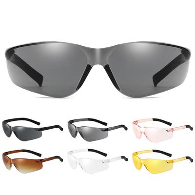Women Cycling Sunglasses Sunscreen Transparent Large Frame Windproof Dustproof Anti-UV Clear View Eye Protection Riding Sunglasses Cycling Supplies