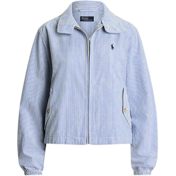 

Polo Ralph Lauren Куртка с воротником-стойкой на молнии, прямого кроя, с длинными рукавами, женская, синяя, WMPOOTWN5A20100-999 S