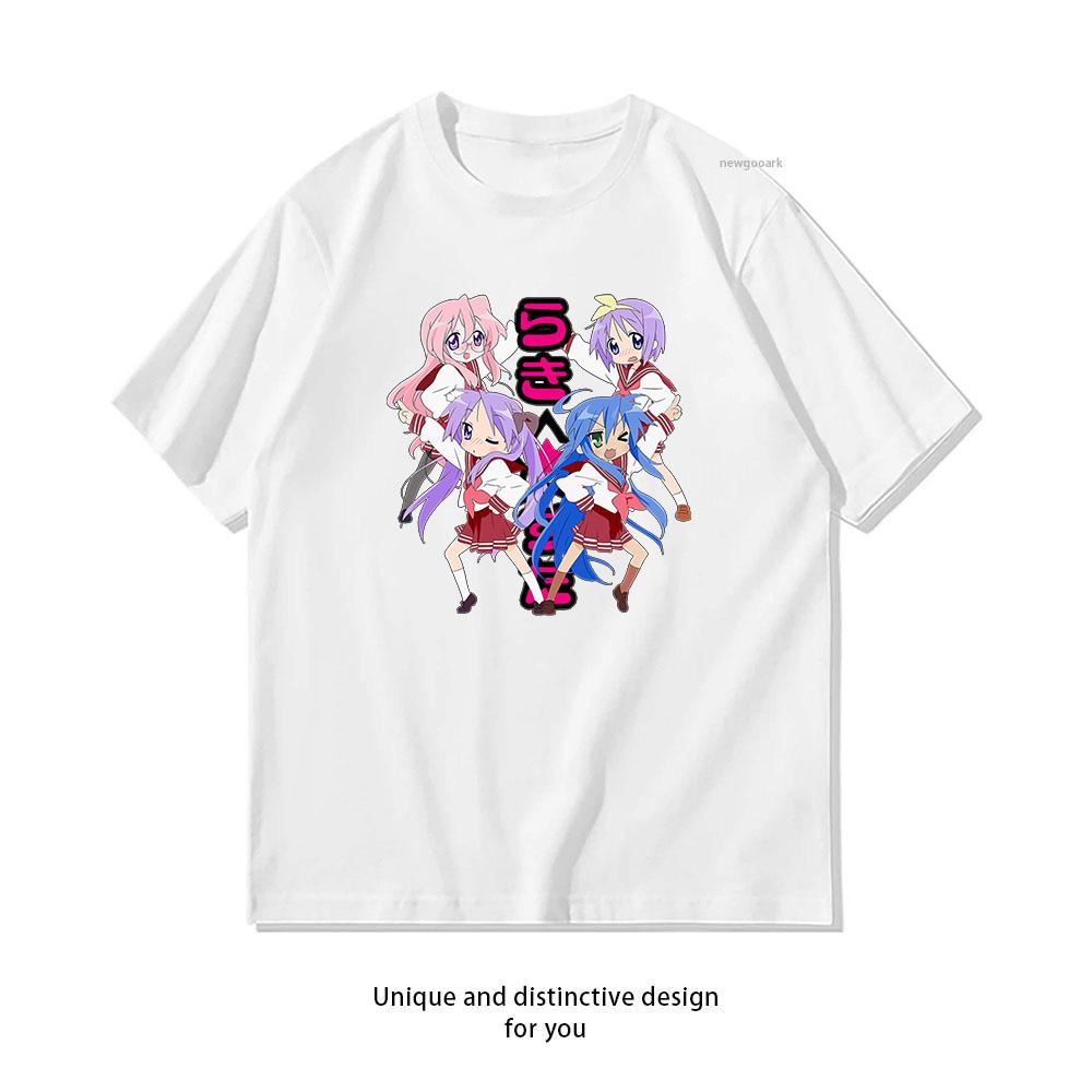 Lucky Star Essential Shirt Unisex Unisex Summer Oneck Breathable Graphic T Shirts Casual Simple S3XL Streetwear Creative Tops