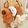Stay Wire Capybara Plush Keychain Crocodile Capybara Plush Doll Capybara Plush Pendant  Girls