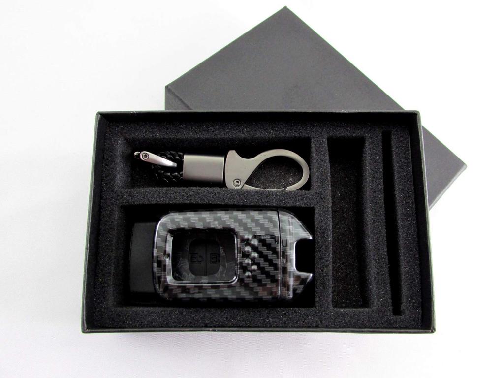 BRIGHTZ Odyssey RC1 RC2 Smart Key Case Black RC C1 C2 1 2 Odyssey Honda Smart Key 31443 Carbon-look [KEY-CASE-033]