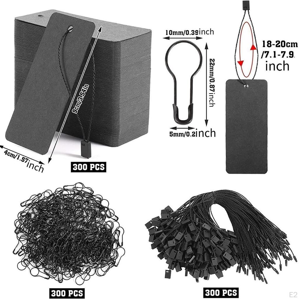 300x Jewelry Price Tags Cards Multifunctional Decor Ornament Clothing Hang Hanging Labels for
