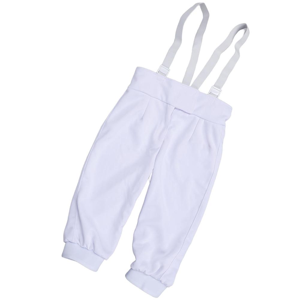 Pantalon d'escrime pour enfants Tissu résistant aux perforations Réglable Épais Uniforme d'escrime pour enfants Combinaison pour l'entraînement au Fleuret Épée Sabre 50