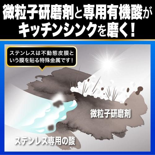 [Professionally Developed!] Sink Craftsman 300ml - Removes Stains from Your Kitchen Sink's Stainless Steel Like a Layer of Dirt! (Insesame's Anti-disc