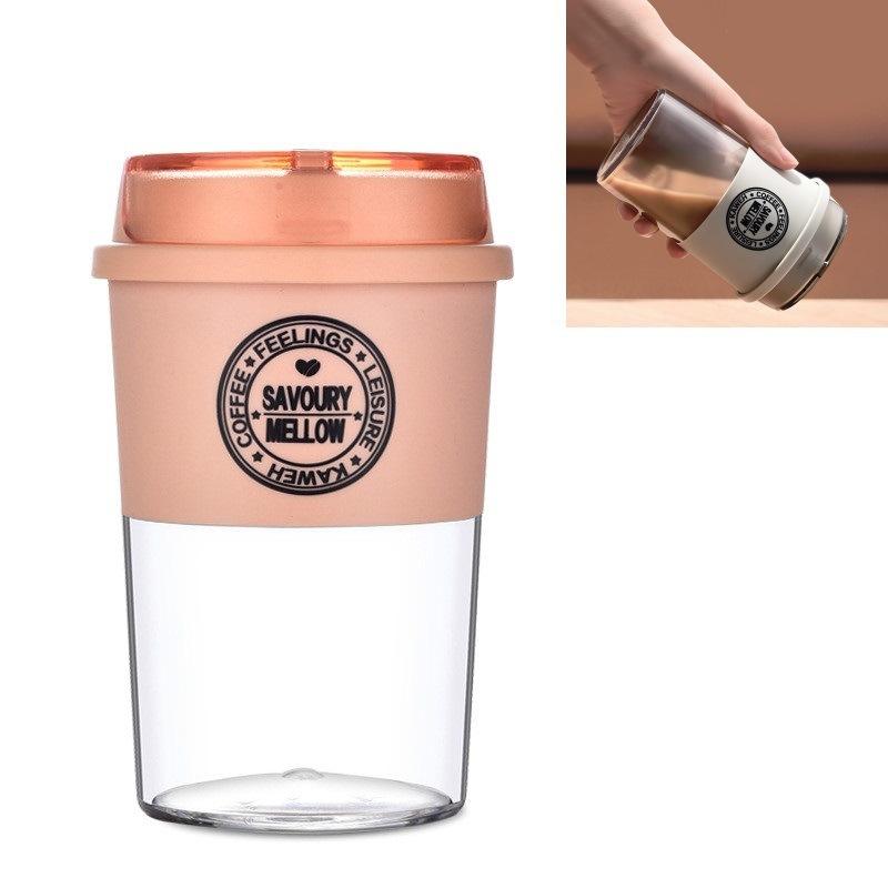 300Ml Leak-Proof Portable Coffee Mug Cup With Cover Vacuum - Perfect Outdoor Travel Mug For Coffee Or Tea Beverage Decor 300ml розовый