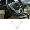 For 2005-2011 2012 BMW 3-Series E90 ABS Silver Steering Wheel Decor Cover Trim