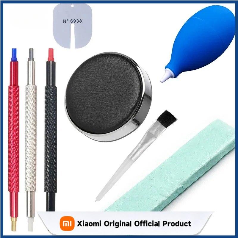 Xiaomi 8pcs Watch Dust Air Blower Pump Rubber Cleaning Wristwatch Parts Cleaner Brush Tool Cleaning Suit Watch Repair Tool Care Kit