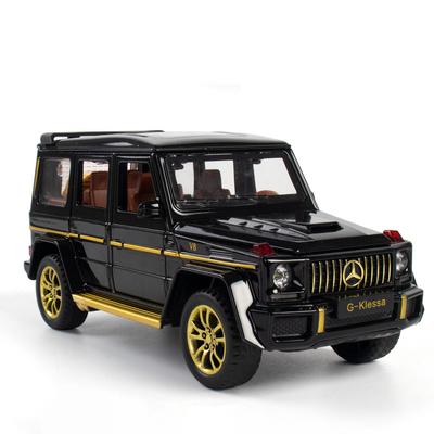 Legierungs-Sammelfahrzeug Benz G63 AMG im Maßstab 1:32, zurückziehbares Druckguss-Automodell mit Licht und Sound
