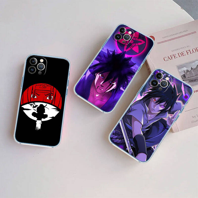 MH105 Naruto Uchiha Sasuke Case for Motorola E7 G6 G7 G8 G9 Plus Power Play G10 G20 G04 E30 E40 E22 E20 E13 E15 G22 G23 G05 G75 G35 G55