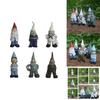 New Design Resin Gnome Elf Doctor Nurse Tree Sailor Pilot Figurine