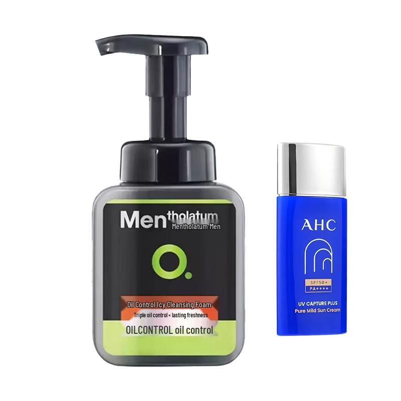 Mentholatum Oil Control Cleansing & Sunscreen Set
