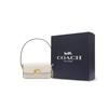 Coach Simple Solid Color Leather Shoulder Tote Bag Small Women Bags Beige CAM18-B4HA